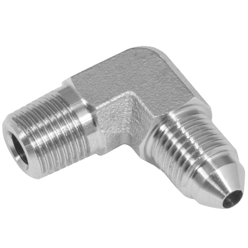Proflow Stainless Steel 90 Degree To -03AN Male To 1/8” NPT - PFE383-03 PFE383-03