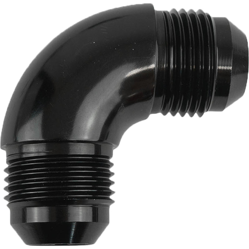 Proflow 90 Degree Union Flare Adaptor Fitting -06AN, Black - PFE521-06BK PFE521-06BK