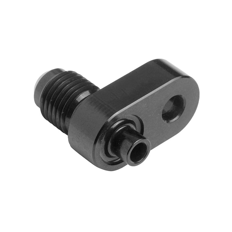 Proflow Engine Steam Line Fitting, Male, -04AN, Black, For Holden LS, Each - PFE662-04BK PFE662-04BK