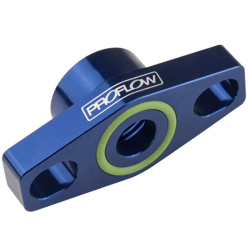 Proflow Adapter, Turbo Oil Drain Aluminium Adaptor T3/T4 w/1/4in. NPT Thread - PFE679 PFE679