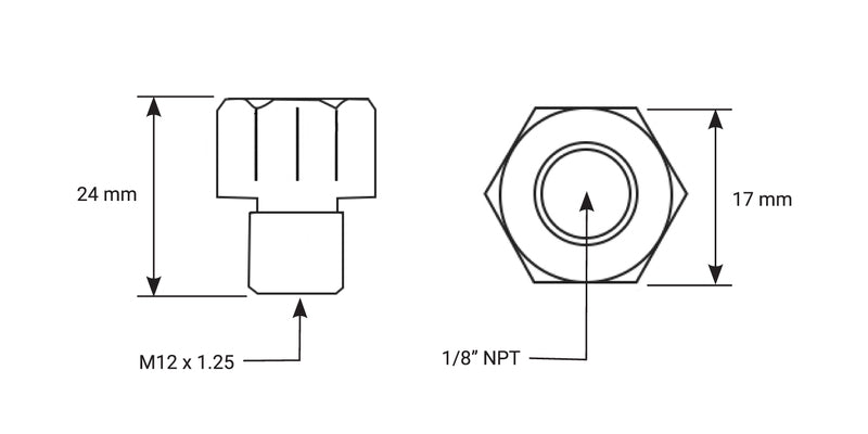 Proflow Fuel Rail Adaptor Fitting Aluminium suit RX7, MR2, Celica - PFE685