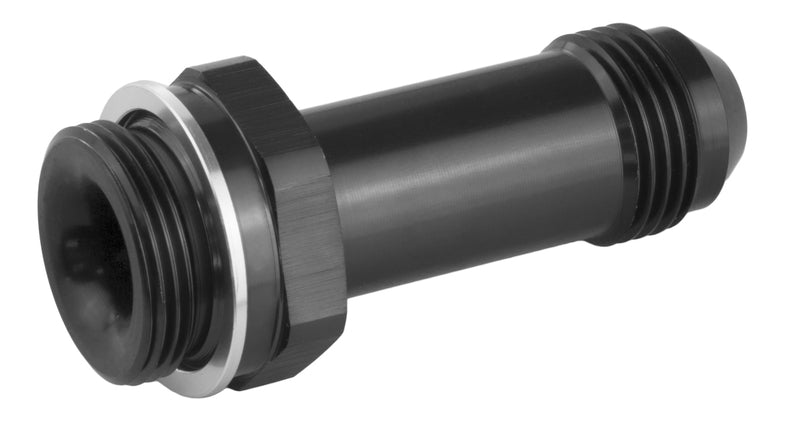 Proflow Fitting Inlet Fuel Adaptor Male Holley Fuel Bowl 7/8 x 20 -08AN 2in, Black - PFE700-08BK PFE700-08BK
