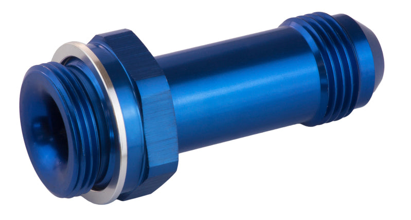 Proflow Fitting Inlet Fuel Adaptor Male Holley Fuel Bowl 7/8 x 20 -08AN 2in, Blue - PFE700-08 PFE700-08