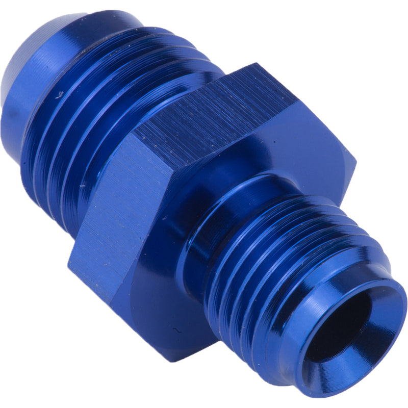 Proflow Fitting, Inlet Fuel Straight Adaptor Male 1/2in. x 20 To -06AN, Blue - PFE703-06 PFE703-06