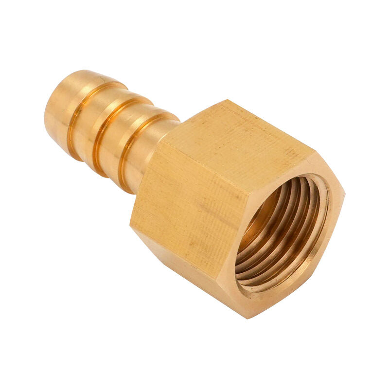 Proflow Fitting Adaptor, M16 x 1.5 Female Inverted Flare To 3/8'' Barb, Brass, Each - PFE711-M16-SP PFE711-M16-SP
