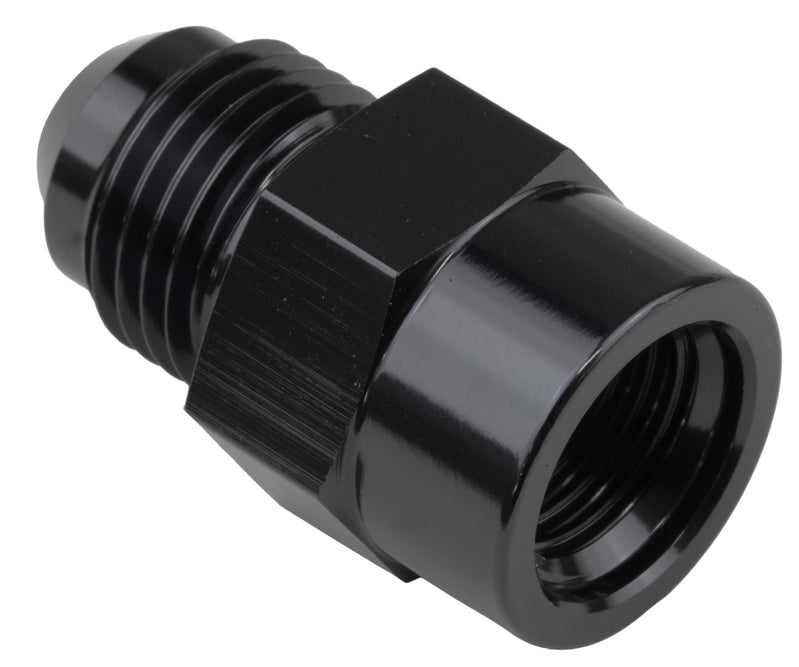 Proflow Fitting, Adaptor Metric M18 x 1.5 Female To Male -08AN, Black - PFE711-M18-08BK PFE711-M18-08BK