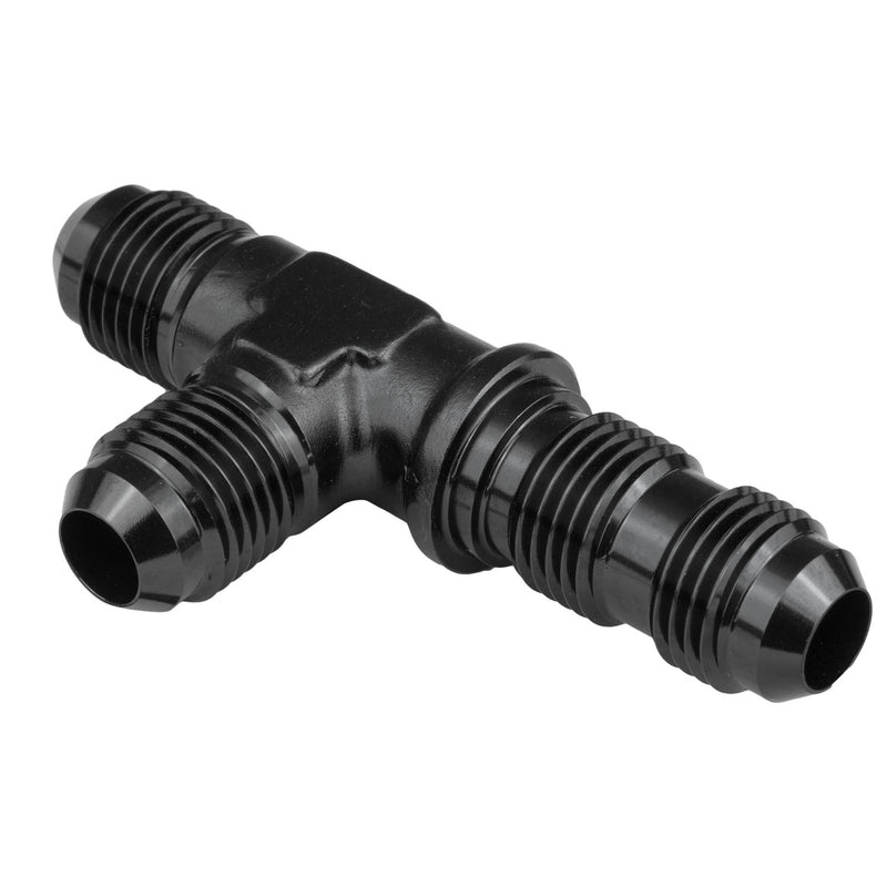 Proflow Fitting, Adaptor -16AN Flare Bulkhead Run Tee, Black - PFE804-16BK PFE804-16BK