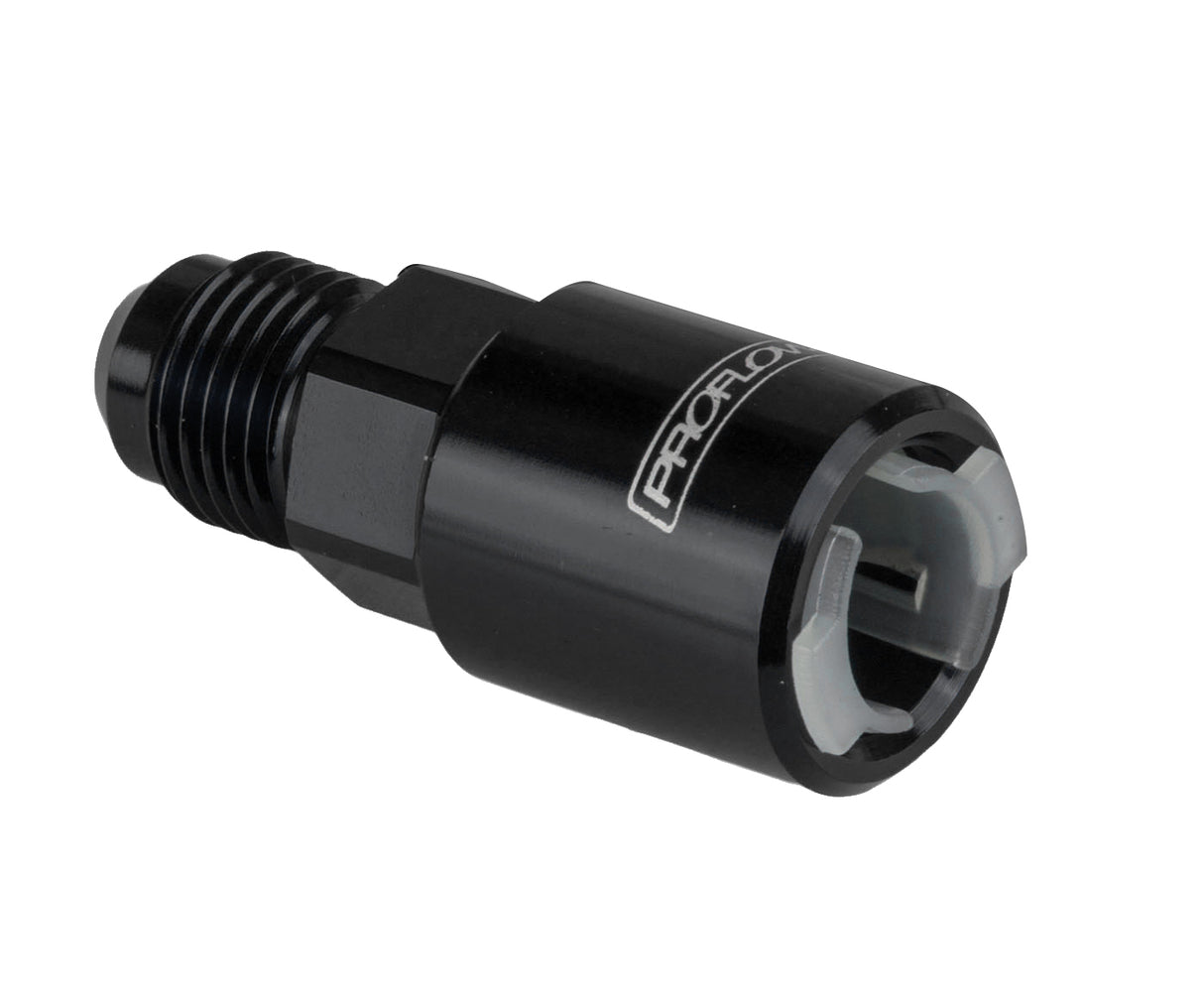 Proflow 3/8in. Female Fitting Quick Connect Straight To -06AN Male, Black - PFE808-02BK PFE808-02BK
