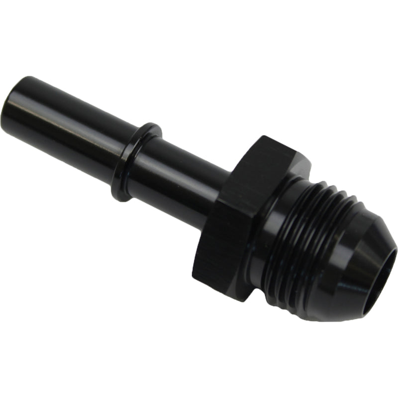 Proflow 3/8in. Fitting Male Quick Connect To -06AN Fitting Male, Black - PFE817-02BK PFE817-02BK