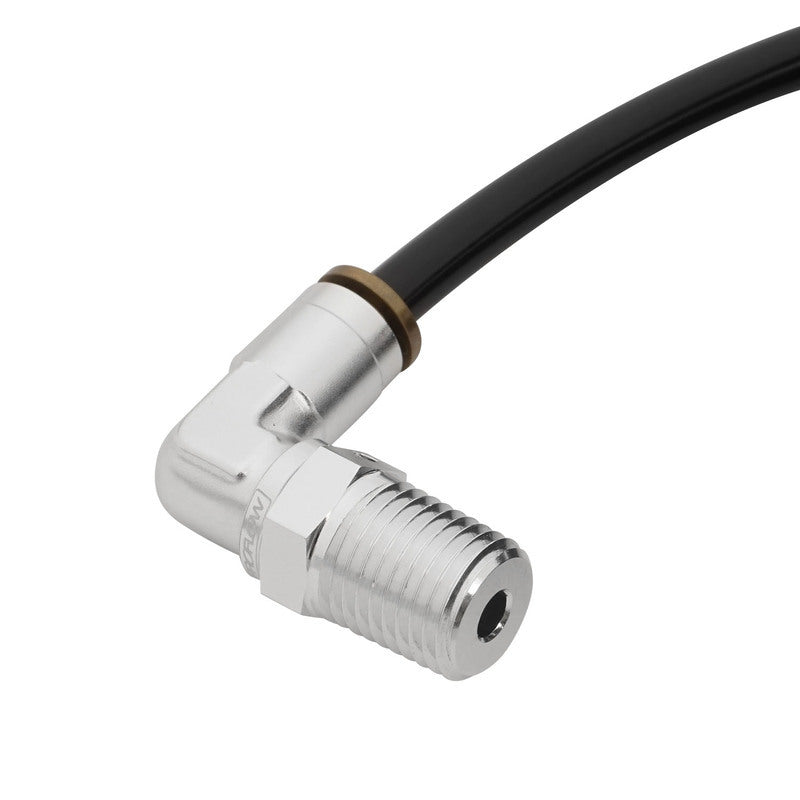 Proflow Fitting, Push To Connect Nylon Tube Straight 1/4in. Nylon Tube To 1/8in. NPT, Black - PFE851-03BK