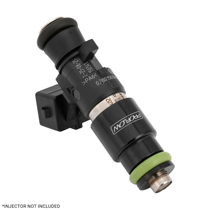Proflow Aluminium Fuel Injector Adaptor, Converts Extended Tip Injector to Standard Length, 14mm, Black - PFE892BK