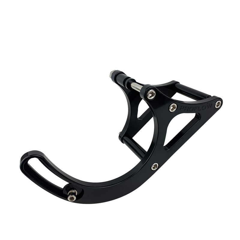Proflow Alternator Bracket Kit, Aluminium For Holden V8 Drivers Side Mid Mount V8, Black - PFEABHOL01BK PFEABHOL01BK