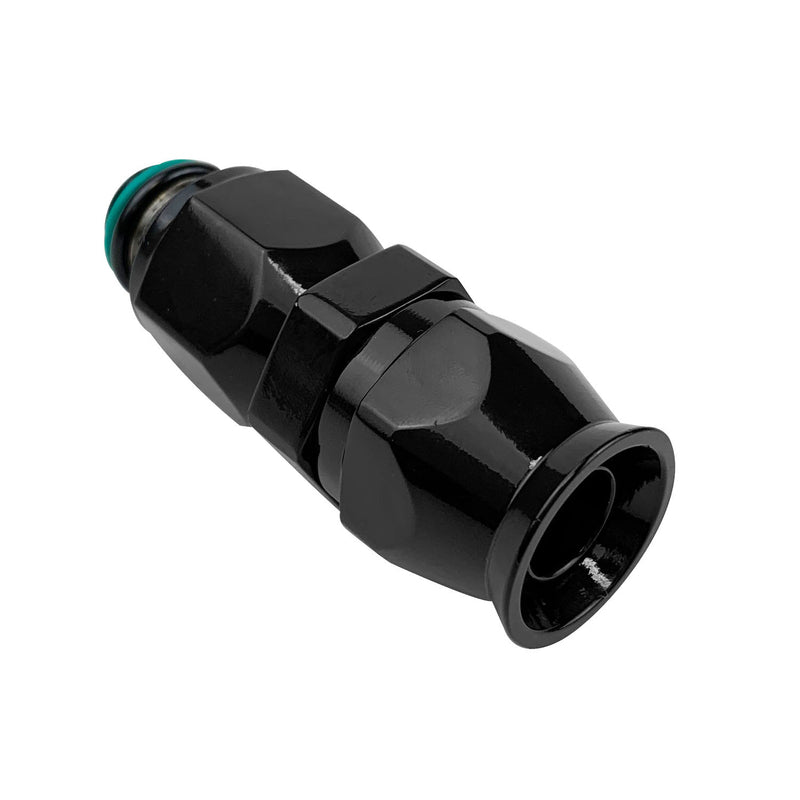 Proflow Hose End Air Conditioning 304 Stainless Straight Female O-Ring Pilot -10, Black - PFEAC101-10BK PFEAC101-10BK
