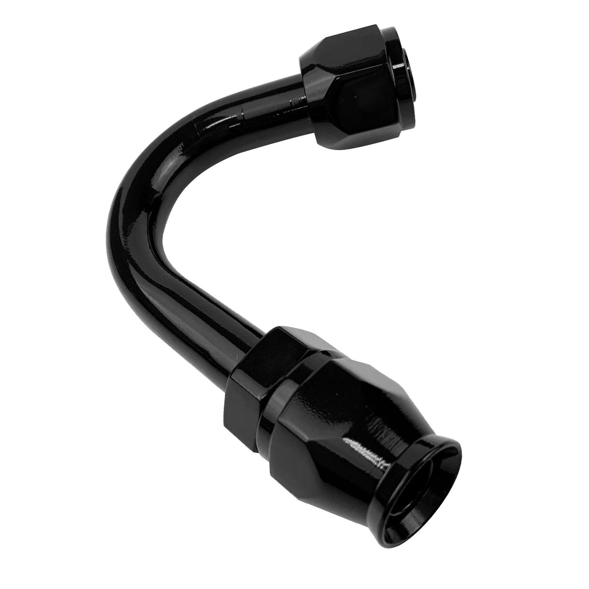 Proflow Hose End Air Conditioning 304 Stainless 135 Degree Female O-Ring Pilot -08, Black - PFEAC105-08BK PFEAC105-08BK