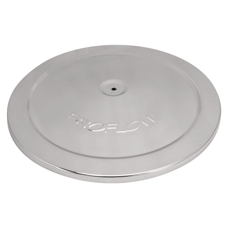 Proflow Air Filter Top Round 14in, Chrome - PFEAF-55350 PFEAF-55350