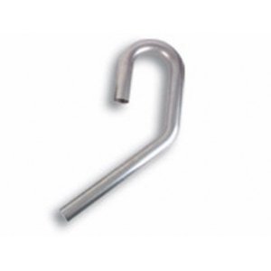 Proflow Exhaust Tubing, U-J Mandrel Bend, 2.50 in. Diameter, 45/180 Degrees, Aluminium 5.0 in. Bend Radius - PFEAL-UJ250180 PFEAL-UJ250180