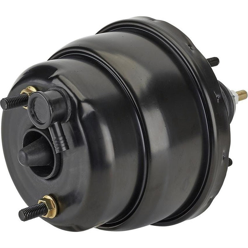Proflow Power Brake Booster Universal 7in. Dual Diaphragm, Black - PFEBB7537BK