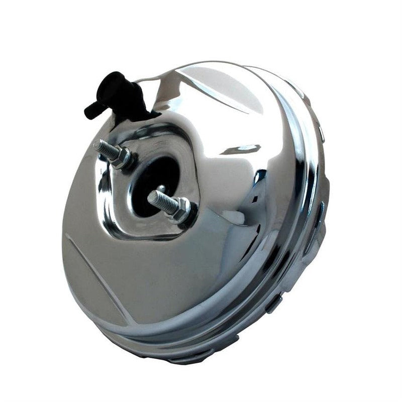 Proflow Power Brake Booster Restoration Stamped GM A-F-X 1964-72, 9in, Chrome - PFEBB9016CH