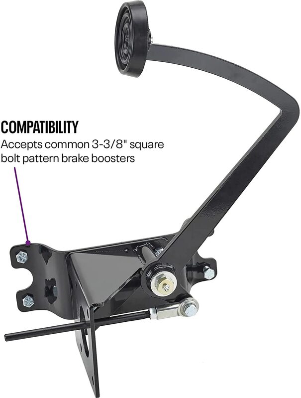 Proflow Universal Brake Pedal Assembly, Under-Floor Pedal Assembly, Kit - PFEBBKBK-MTUND