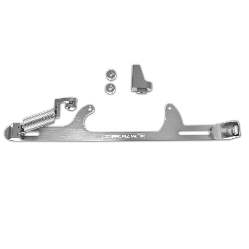 Proflow Throttle Cable Bracket, Billet Aluminium, Polished, Holley 4500, Each - PFECB4500P PFECB4500P