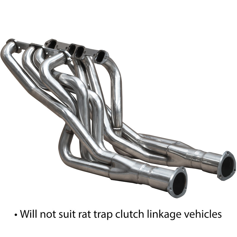 Proflow Exhaust Headers, Stainless Steel, Extractors 253/308 V8 Holden, HQ HJ HX HZ WB, Tuned Length 1-3/4'' Primary, Set - PFEEH5225S PFEEH5225S
