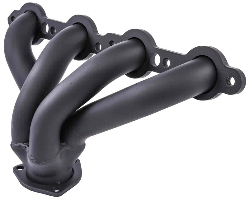 Proflow LS Exhaust Headers, Tight-Fit 1-5/8'' Block Huggers, Chevrolet Holden LS1 LS2 Centre Outlet, Black Ceramic, Set - PFEEH7000BK