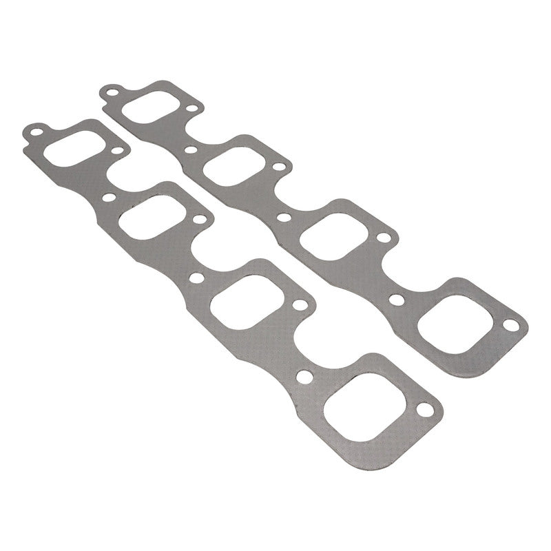 Proflow Header Extractor Gasket, For Ford V8 302 - 351C 2V, Stainless with Graphite Overlay, 1.948" X 1.489" Port, Pair - PFEEHPFD2-G PFEEHPFD2-G