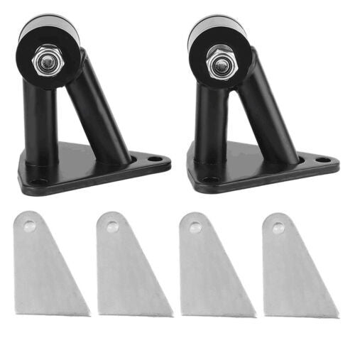Proflow Engine Motor Mount Kit, Weld in, Chev V8, Black, Universal, Engine Swap Application, Pair - PFEEM009 PFEEM009