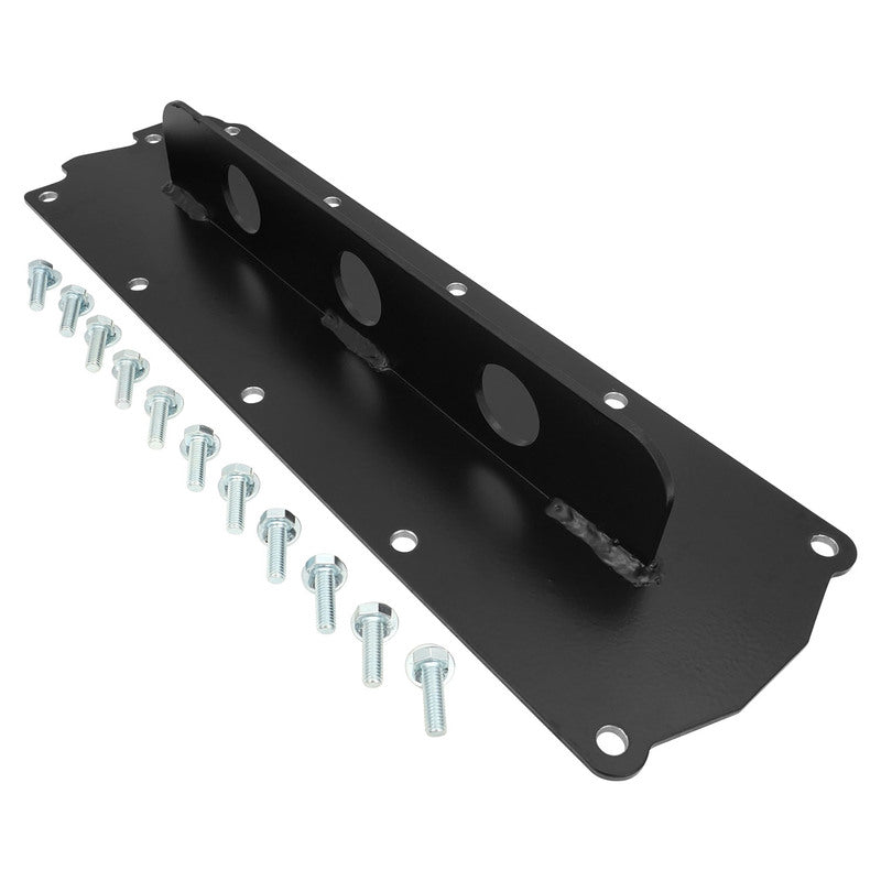 Proflow Engine Lift Plate, Chev Holden LS/LSX, Steel, Black, Each - PFEENGPTLS PFEENGPTLS