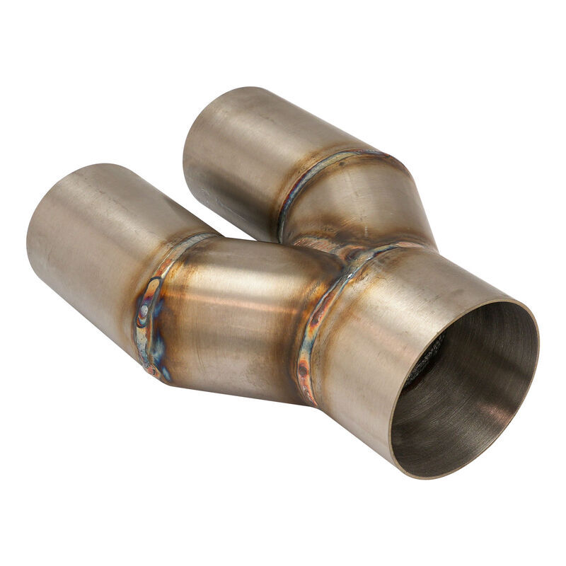 Proflow Exhaust Y Pipe, 2.50'' Single to 2.00" Dual, SS304, 8in. Overall Length, Each - PFEEYP-20-25