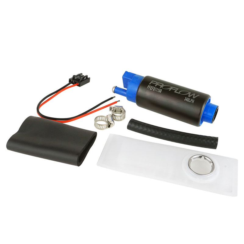 Proflow Fuel Pump, In-Tank Kit, 340 LPH @ 40 PSI, 600 HP, E85, Methanol Compatible, Electric, Each - PFEFS11150 PFEFS11150
