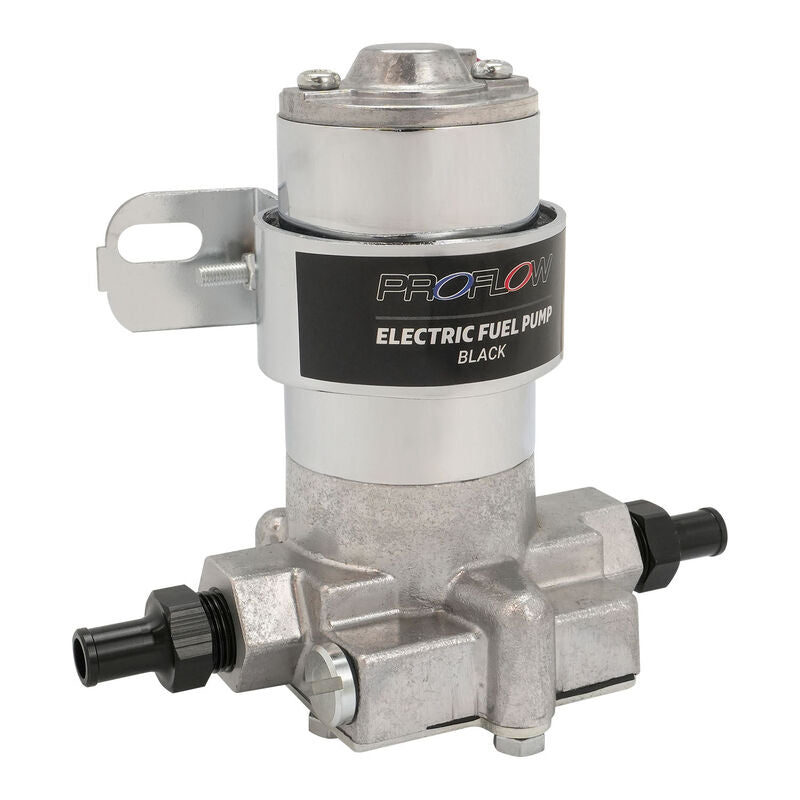Proflow Fuel Pump, Electric, Rotor, Vane, Black, 140GPH, Cast Aluminium, 3/8 in. NPT, 14 PSI, Universal, Kit - PFEFS12815 PFEFS12815