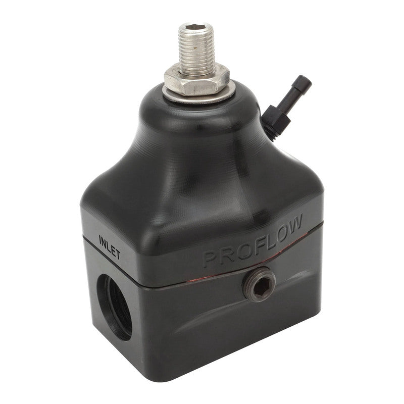 Proflow Fuel Pressure Regulator, EFI Pro, 30-65 PSI, 3-Port, -08AN, 1000 HP, Billet Aluminium, Universal - PFEFS13128 PFEFS13128