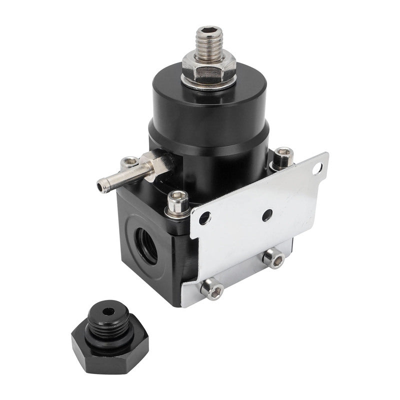 Proflow Fuel Pressure Regulator, EFI Economy Black, Billet 40-65 PSI, -06AN Ports - PFEFS13129
