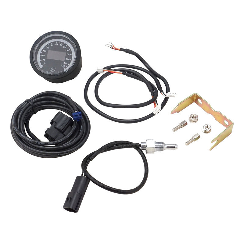 Proflow Pro Series Digital, Electrical Water Temperature Gauge, 52mm, 20-150 C, w/Sensor, LED Backlight - PFEGA-1003