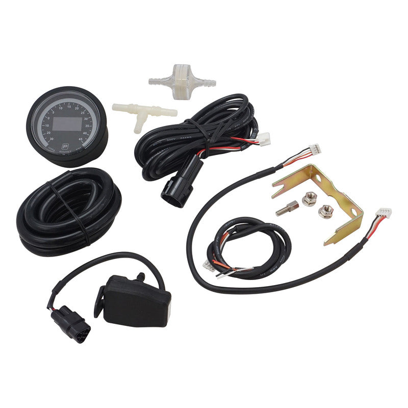 Proflow Pro Series Digital, Electrical Dual Boost & Air/Fuel Ratio Gauge, 52mm, PSI, w/ Sensor, LED Backlight - PFEGA-1007