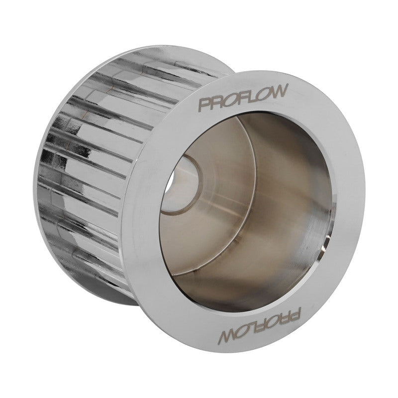 Proflow Alternator Pulley, Gilmer, 15mm Bore, 70mm OD, Bolt-On, Steel, Chrome, Mazda, Each - PFEGK7155 PFEGK7155