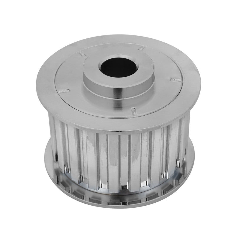 Proflow Alternator Pulley, Gilmer, 15mm Bore, 70mm OD, Bolt-On, Steel, Chrome, Mazda, Each - PFEGK7155