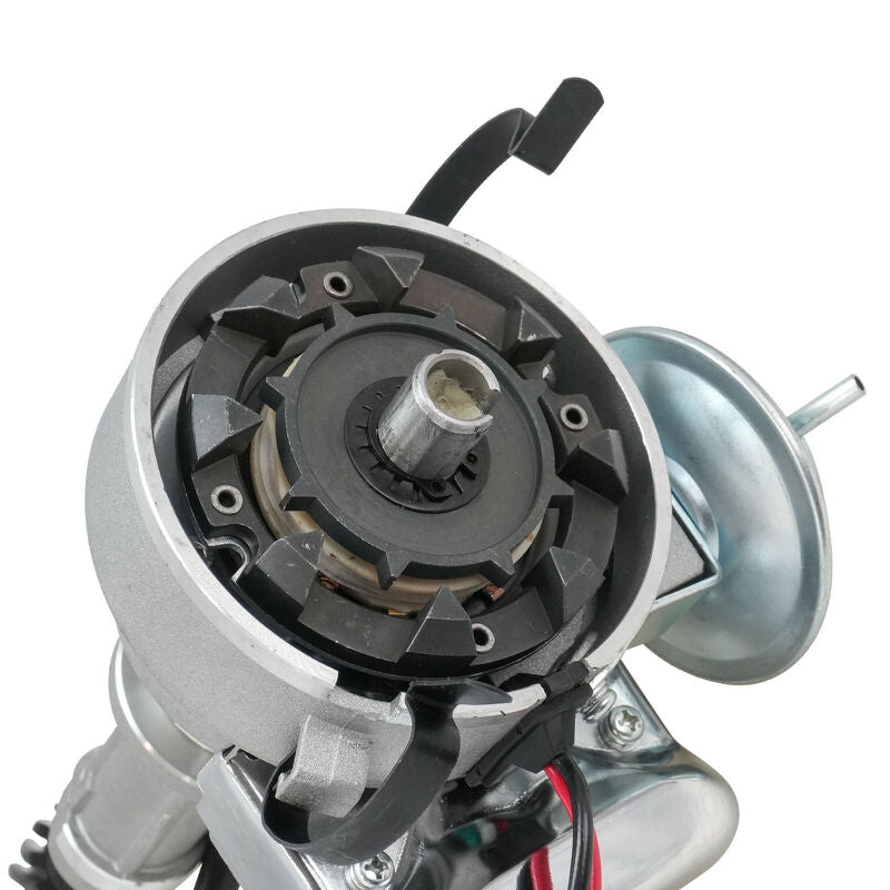 Proflow Distributor, HEI, Street Series, Vacuum Advance, Bosch Style Black Cap, Push-In, For Holden Commodore 253 308 V8 - PFEID110E