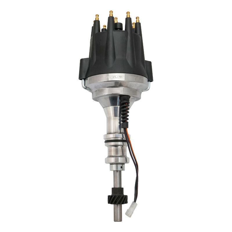 Proflow Distributor, SB Ford 351 Windsor, Pro Series Magnetic Pickup, Mechanical Advance, Black Cap, Each - PFEID440M PFEID440M