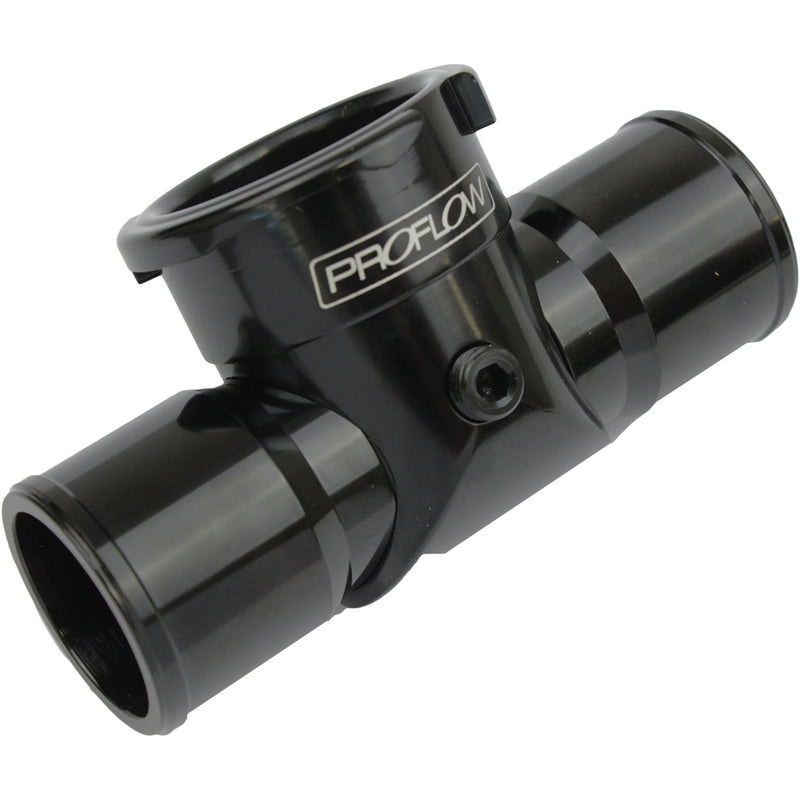 Proflow Radiator Hose Filler, Inline, Billet Black, 1.5 in./1.5 in. - PFEIRFBK PFEIRFBK