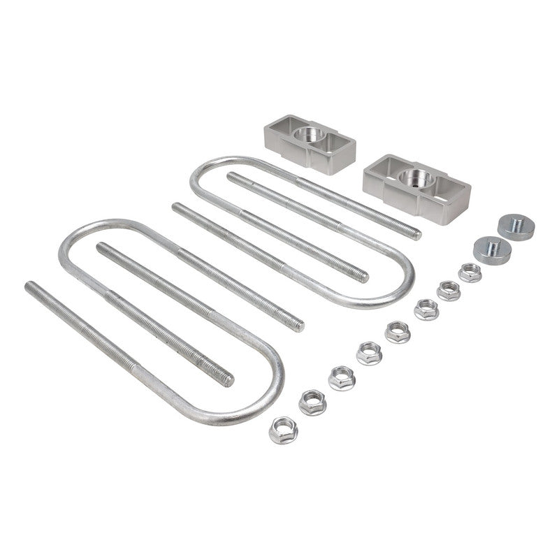 Proflow Lowering Blocks, 1'' Aluminium, Universal & Holden Leaf Spring, Kit - PFELBU-4100 PFELBU-4100