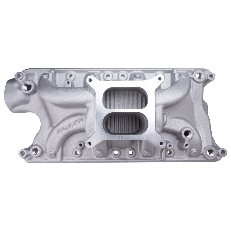 Proflow Intake Manifold, AirDual , Aluminium, Square Bore, SB For Ford 289, 302W , each - PFEM2121