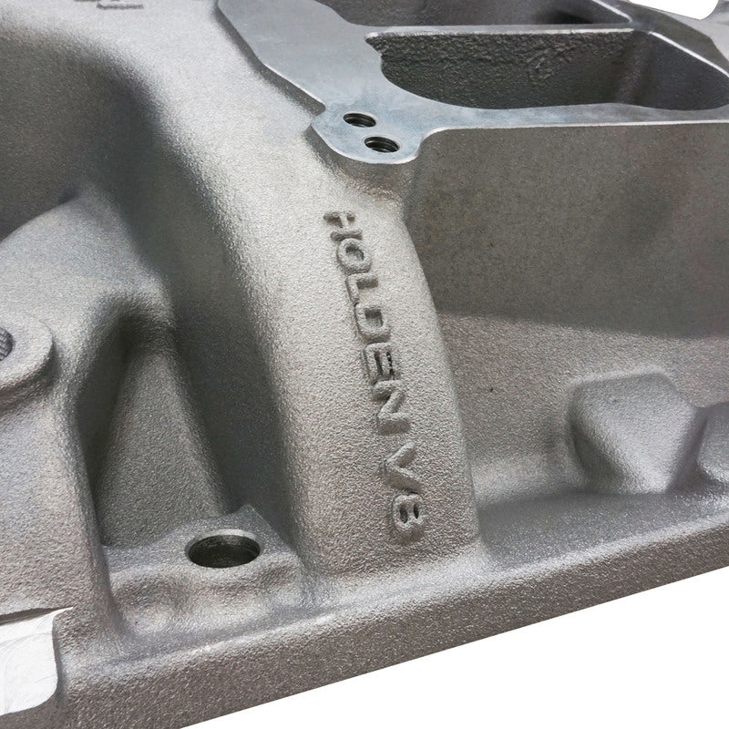Proflow Intake Manifold, AirDual, Aluminium, Square/Spread Bore, For Holden, Commodore V8, 253, 308, Each - PFEM2194