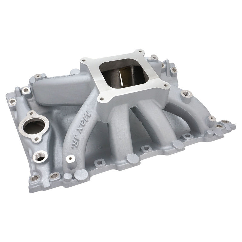 Proflow Intake Manifold, MaxJr, Single Plane, Square Bore, Aluminium, Silver, For Holden, Commodore V8, VN Heads 253, 304, 308 - PFEM2894 PFEM2894