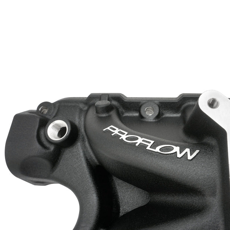 Proflow Intake Manifold, Max Jr, Single Plane, Aluminium, Black, Square Bore, SB For Ford, 289, 302W - PFEM2921-BK-COSM
