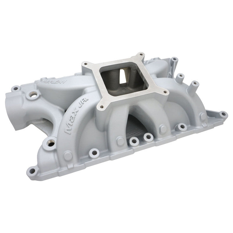 Proflow Intake Manifold, Max Jr, Single Plane, Aluminium Silver Powder Coat Square Bore, SB For Ford, 351W, Each - PFEM2981 PFEM2981