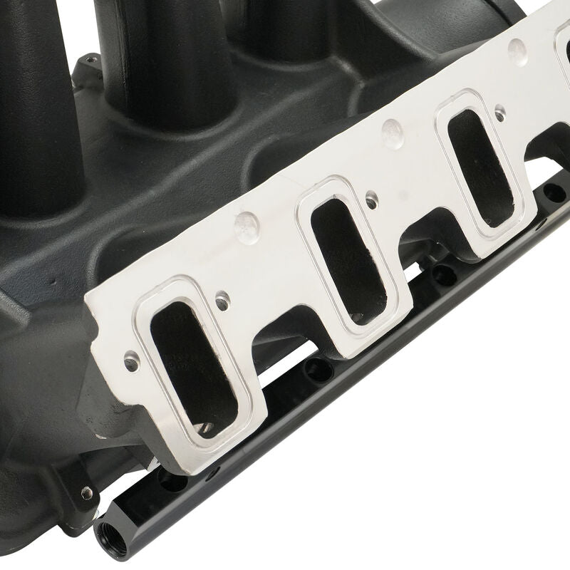 Proflow Intake Manifold, Supermax Hi Ram, Cast Aluminium, Holden Commodore LS3/L92, with Fuel Rails, Kit, Black - PFEM300116-BK