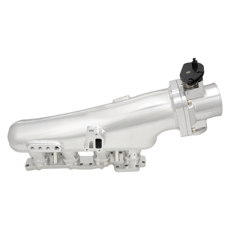 Proflow Intake Manifold Kit, For Nissan SR20 S14/S15, Fabricated Aluminium, Polished, 76mm Throttle Body, Fuel Rail Kit - PFEM67520