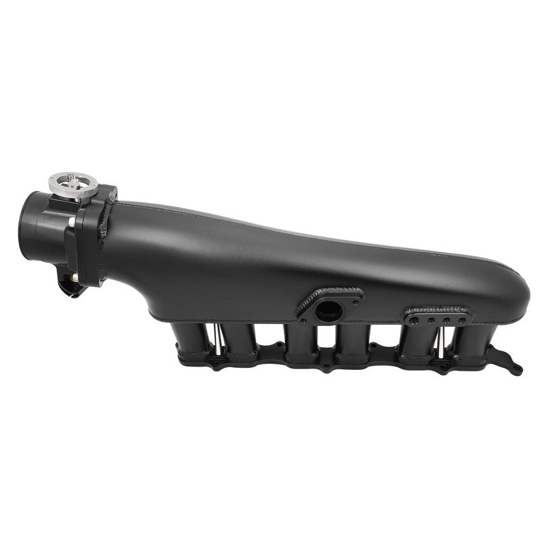 Proflow Intake Manifold Kit, Fabricated Aluminium, For Toyota 2JZGTE Turbo, Black, Inlet Plenum, 90mm Throttle Body, Fuel Rail Kit - PFEM67552BK